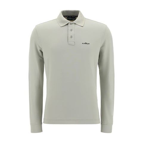 M Anguy LS Polo Grau/Grün