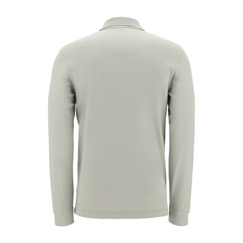 M Anguy LS Polo Grau/Grün