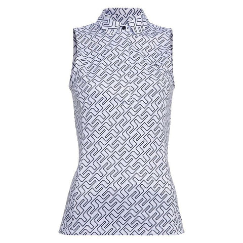 Dena Print Sleeveless Golf Top
