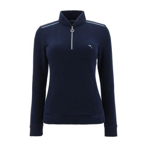 W Aurea LS Polo Navy