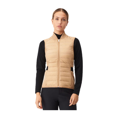 W Daunenweste Force Beige