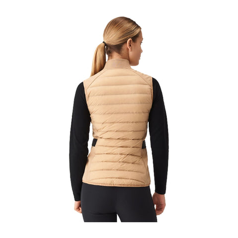 W Daunenweste Force Beige