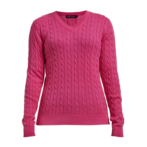 Pullover Cable Fuchsia