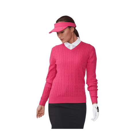 Pullover Cable Fuchsia