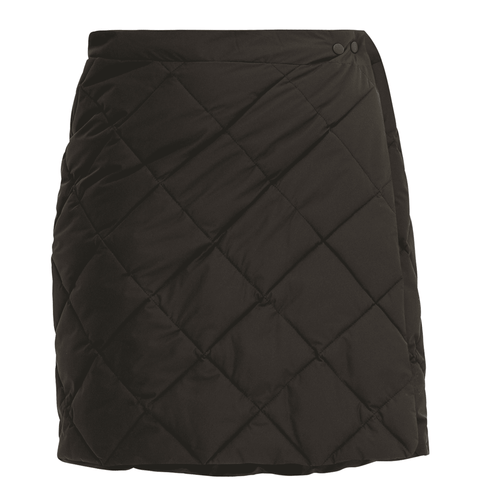 Evelyn Quilt Golf Rock Schwarz Damen