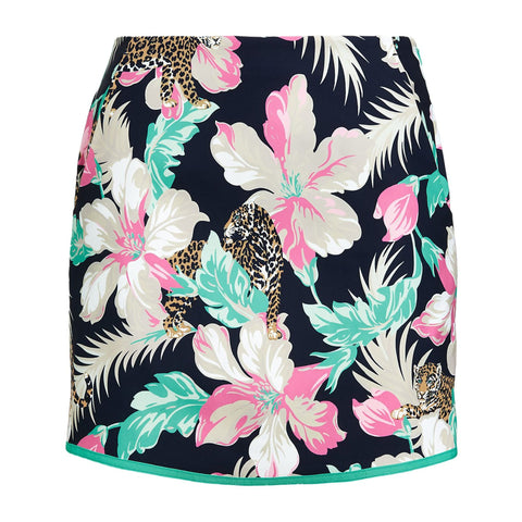 W Printed Skort Leopard