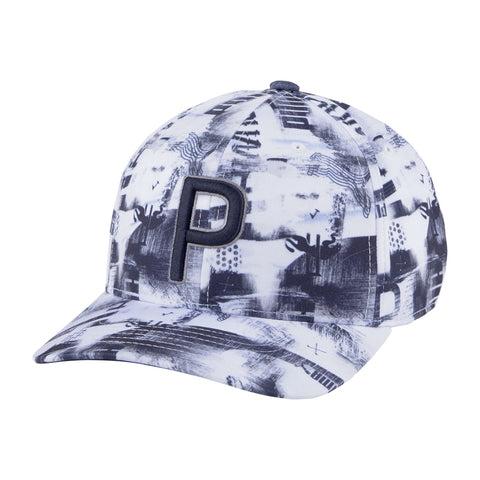 Kappe Snapback P 110 Hacked White/Navy