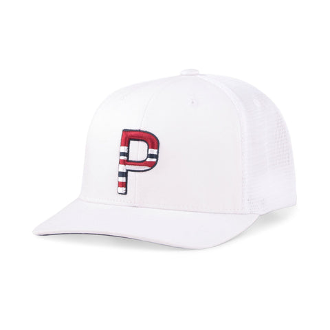 M Kappe Sundown Trucker P Snapback Bright Weiß/Ski