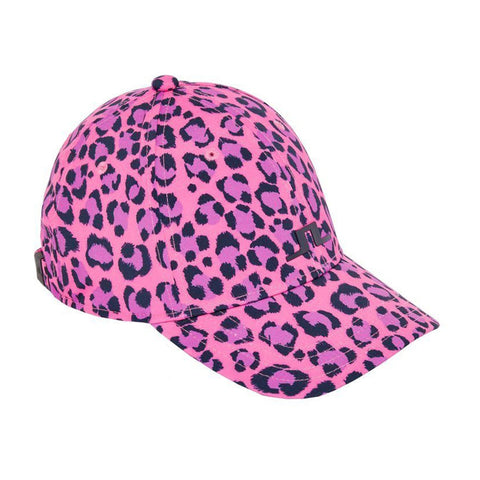 W Angie Cap-Tech Stretch Kappe Pink Leopard