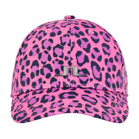 W Angie Cap-Tech Stretch Kappe Pink Leopard