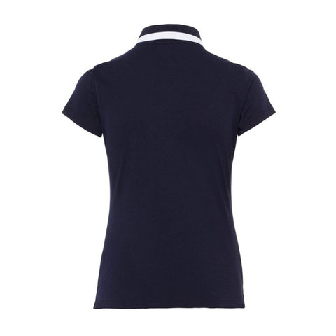 W Alve-Cotton Poly Polo Navy Melange