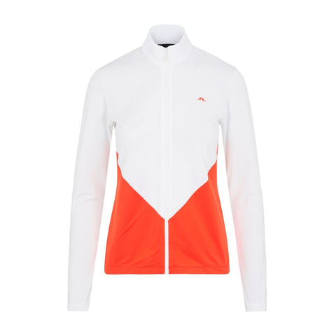 W Liza-Light Mid Sweater White
