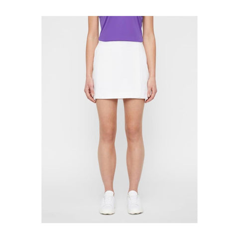 W Semina Skirt High Vent White