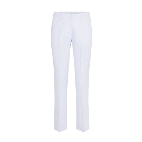W Kaia Pant-Light Poly Stretch White