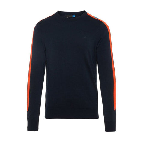Sweater Kevin Crew Neck-Pima Cotton JL Navyblau