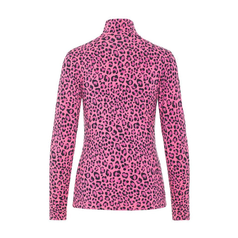 Pullover W Ana-Light Pink Leopard