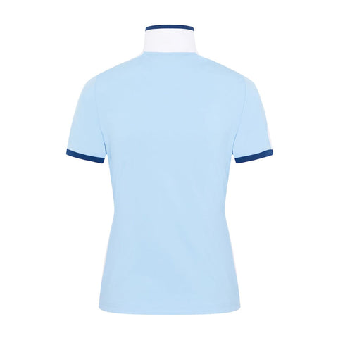 W Minna SS Polo Summer Blue