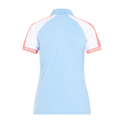 W Perinne SS Polo Summer Blue