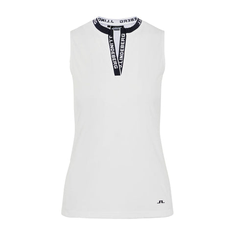 Shirt ärmellos W Leya White