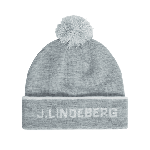 Stripe Beanie Herren Light Grey Melange