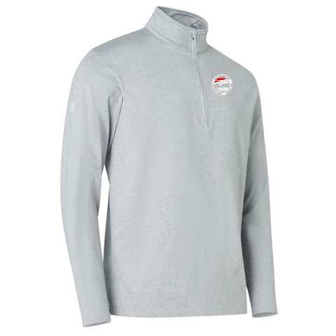 Golfpullover Dunbar 1/2 Zip Fleece Grau Herren "KS