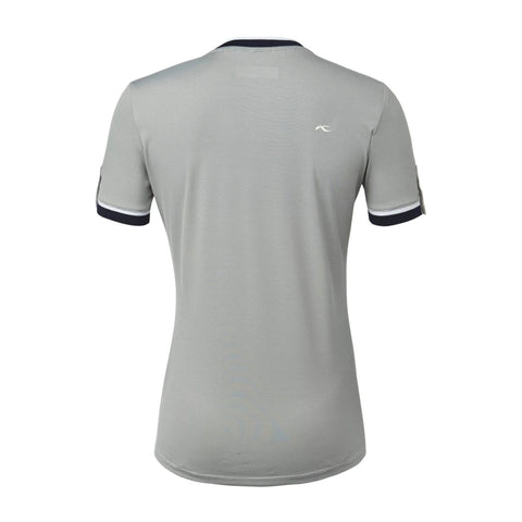W Elena Stripe SS Polo Atlanta Blue/White