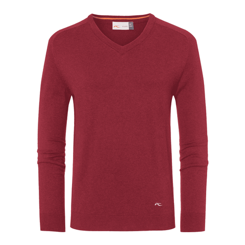 M Pullover V-Ausschnitt Kirk Cardinal
