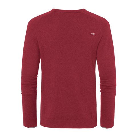 M Pullover V-Ausschnitt Kirk Cardinal