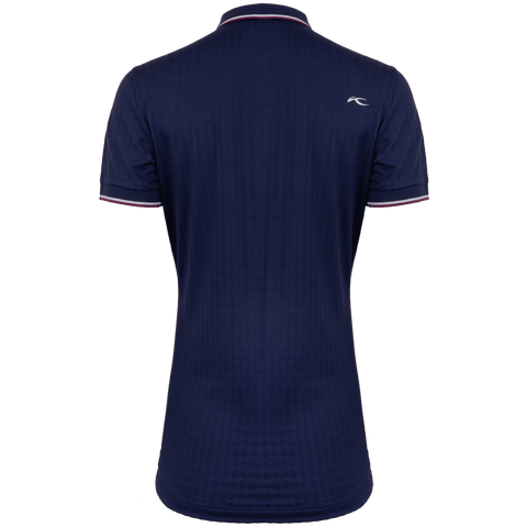 W Emmy Structure Polo SS Atlanta Blau/Blau