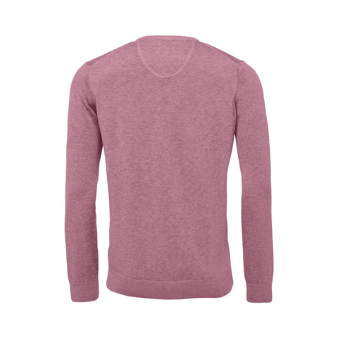 V-Neck Superfine Golf Pullover Herren Lilac