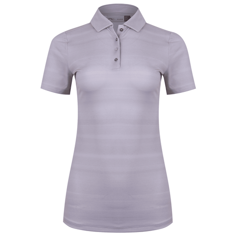 W Enya Printed Polo SS Weiß/Alloy