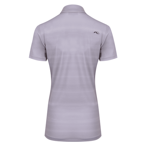 W Enya Printed Polo SS Weiß/Alloy