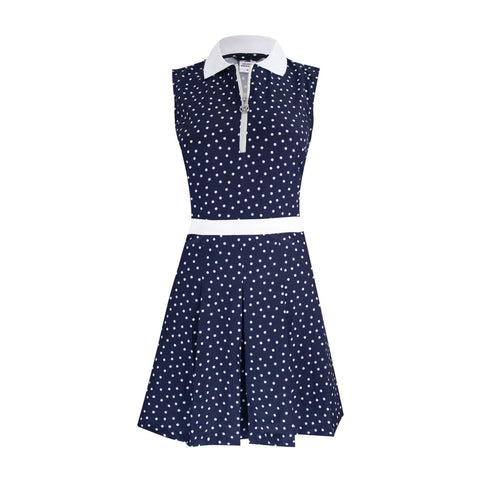 Kleid W Eileen SL Navy