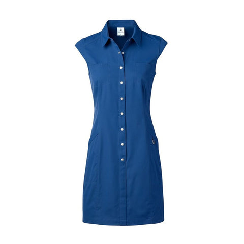Lyric Cap S Dress Night Blue