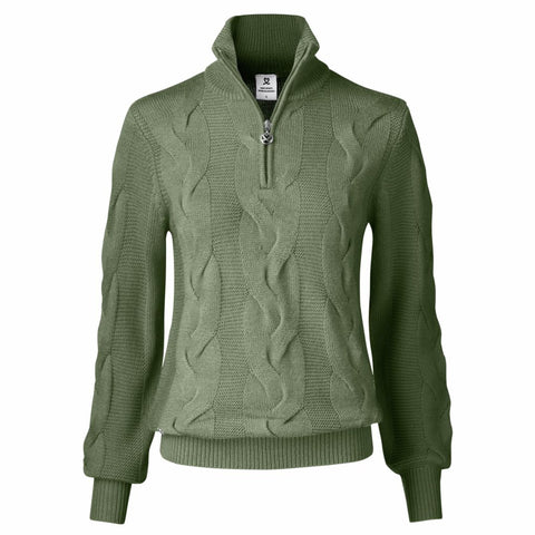 Addie Golf Pullover Lining Langarm Moss Damen