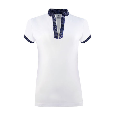 Polo SS Raina Cap White