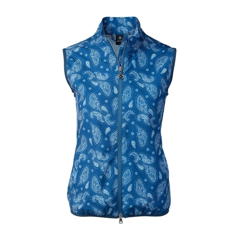 Pammy Damen Windgilet Dunkelblau