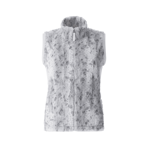 Pittrice Weste Damen Beige gemustert