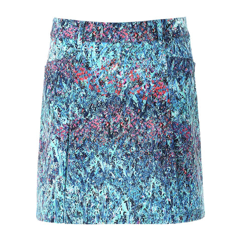Skirt Jenelle W Blau gemustert