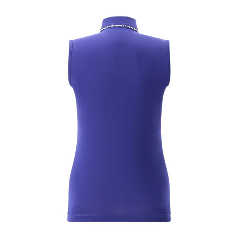 W Asuncion SL Polo Blau (Kragen-Muster)