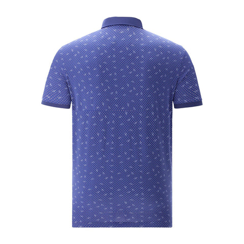 M Asier SS Polo Blau (Kleines Muster)
