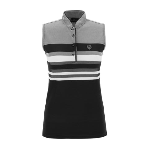 W Ami SL Polo Schwarz/Weiß