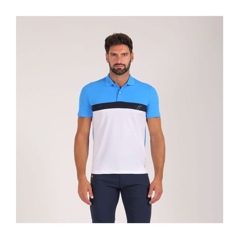 Polo Adolfo Weiß/Blau