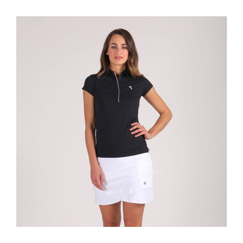 W Affen SS Polo Schwarz
