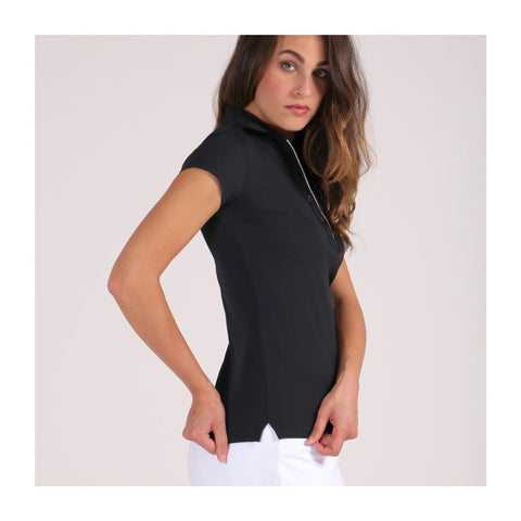 W Affen SS Polo Schwarz