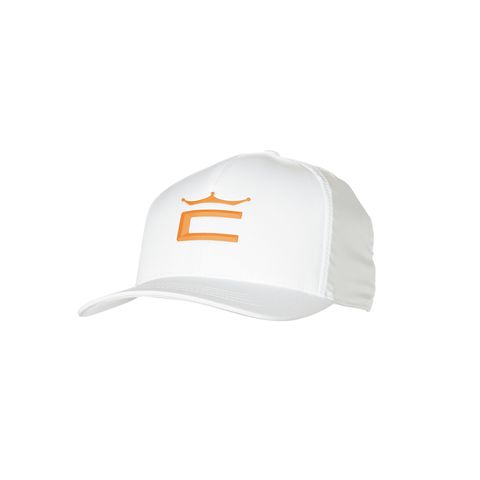 Tour Crown Golfkappe White-Orange Herren