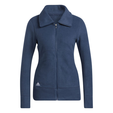 Full Zip Golf Fleece Jacke Crew Navy Damen