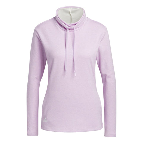 Melange High Mock Golf Pullover Bliss Lilac Mel Da