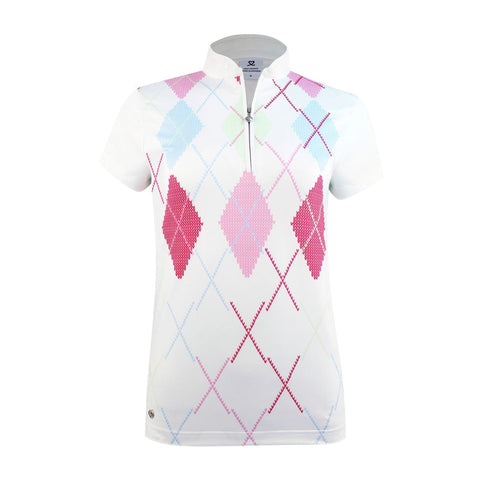 Aletta Cap SS Polo White