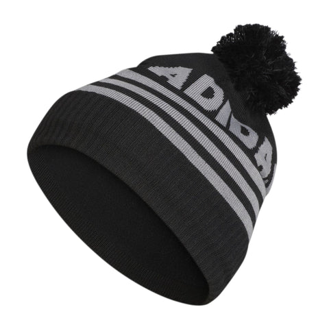 Beanie Font Schwarz/Weiß